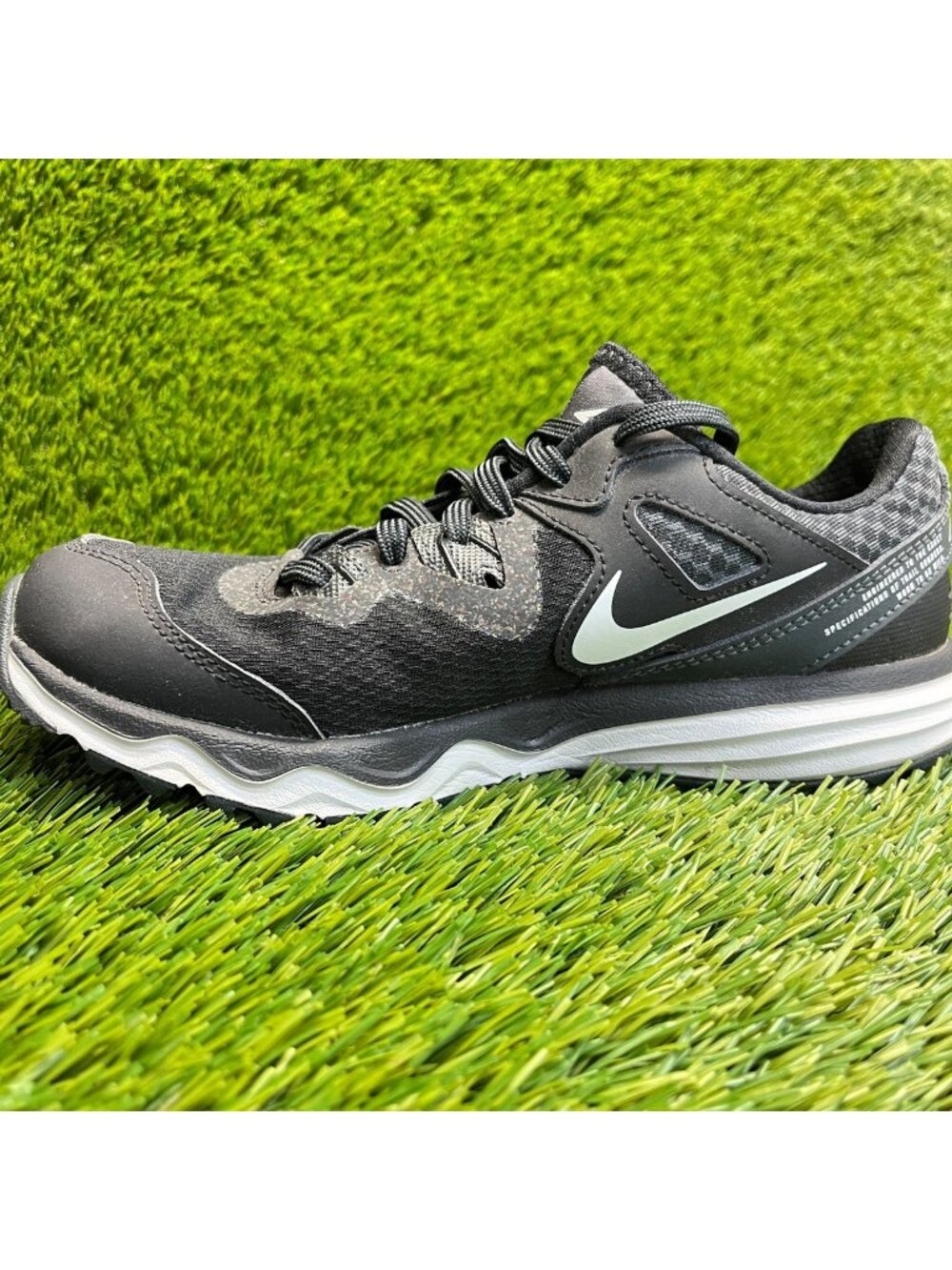 Nike Juniper Trail Womens Size 6 Black White Athletic Running Shoes Sneakers - Picture 2 of 10